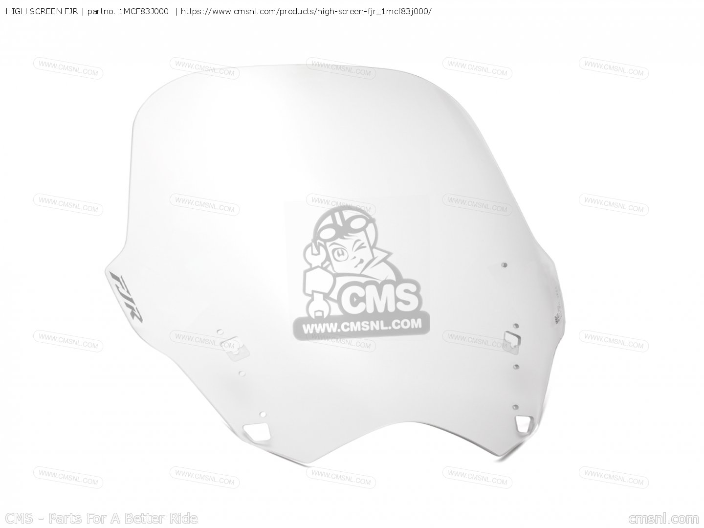 Fjr Part 1MCF83J000: HIGH SCREEN FJR Yamaha - buy the 1MC-F83J0-00-00 at CMSNL