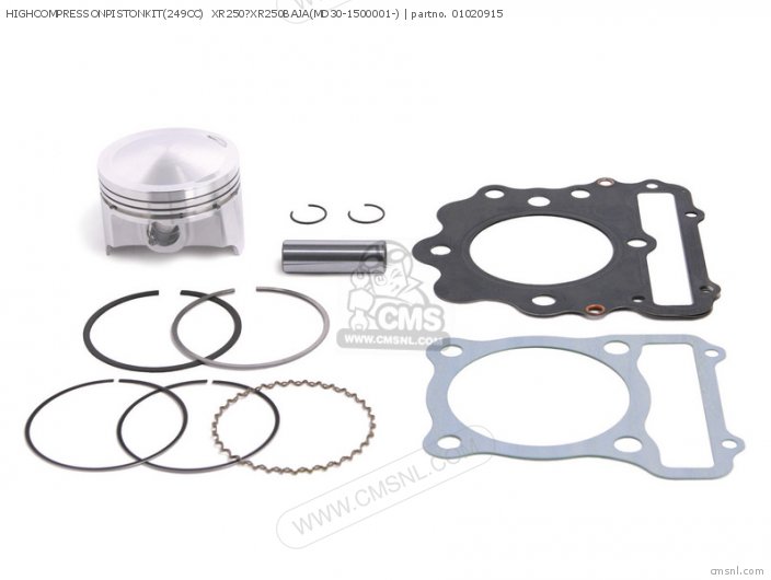 Takegawa HIGHCOMPRESSONPISTONKIT(249CC)  XR250?XR250BAJA(MD30-1500001-) 01020915