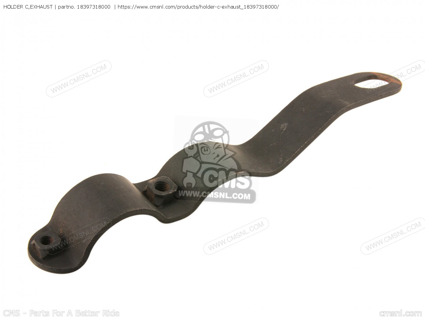HOLDER C,EXHAUST for CL350 SCRAMBLER 1972 K4 USA order at CMSNL