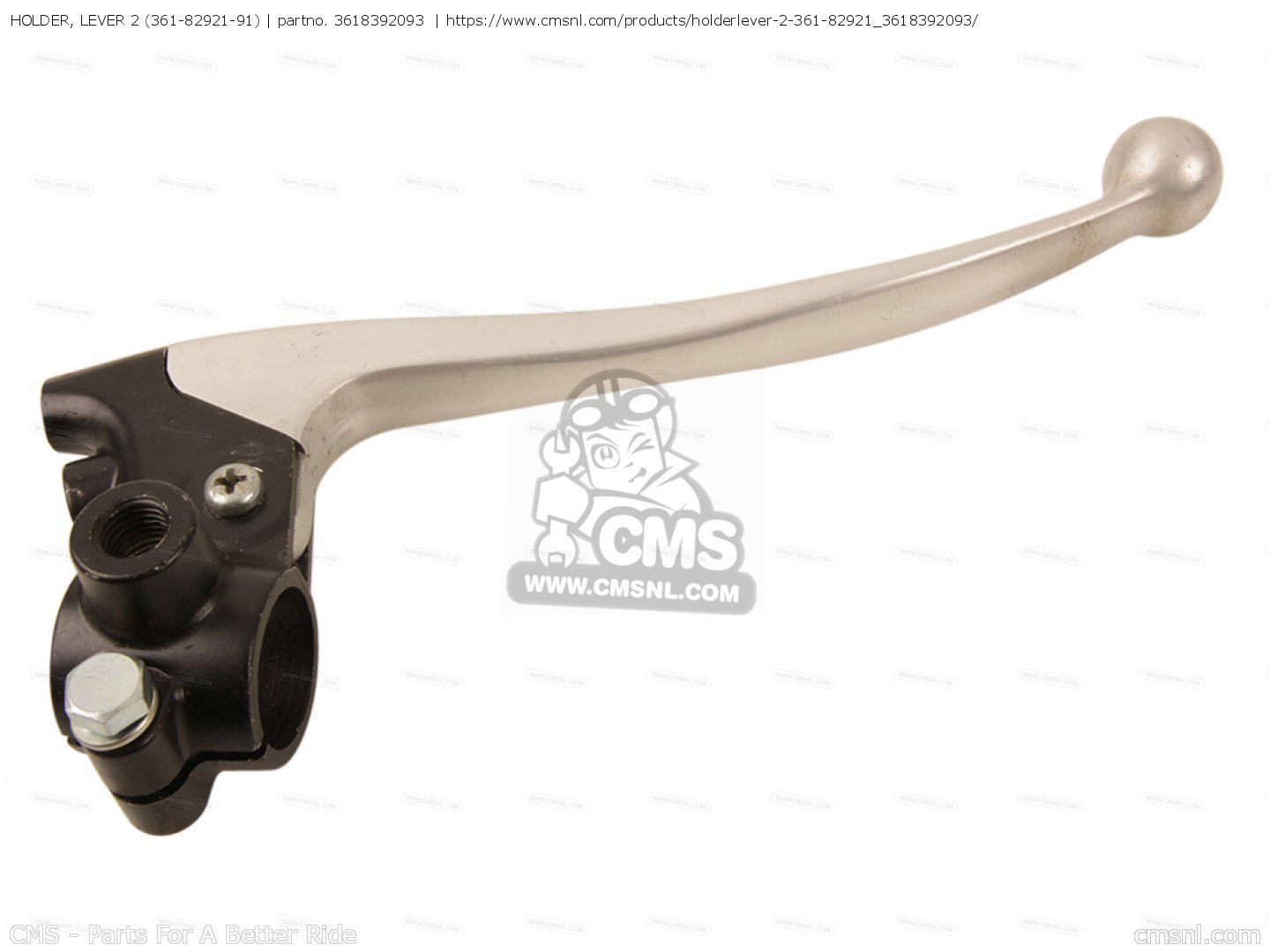 HOLDER, LEVER 2 (361-82921-91) for Yamaha - order at CMSNL