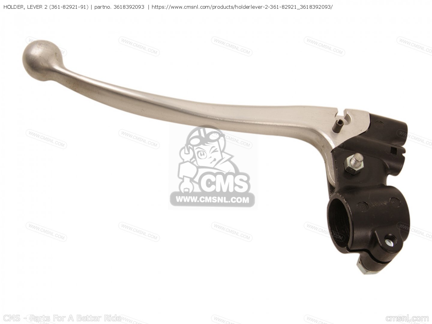 HOLDER, LEVER 2 (361-82921-91) for Yamaha - order at CMSNL