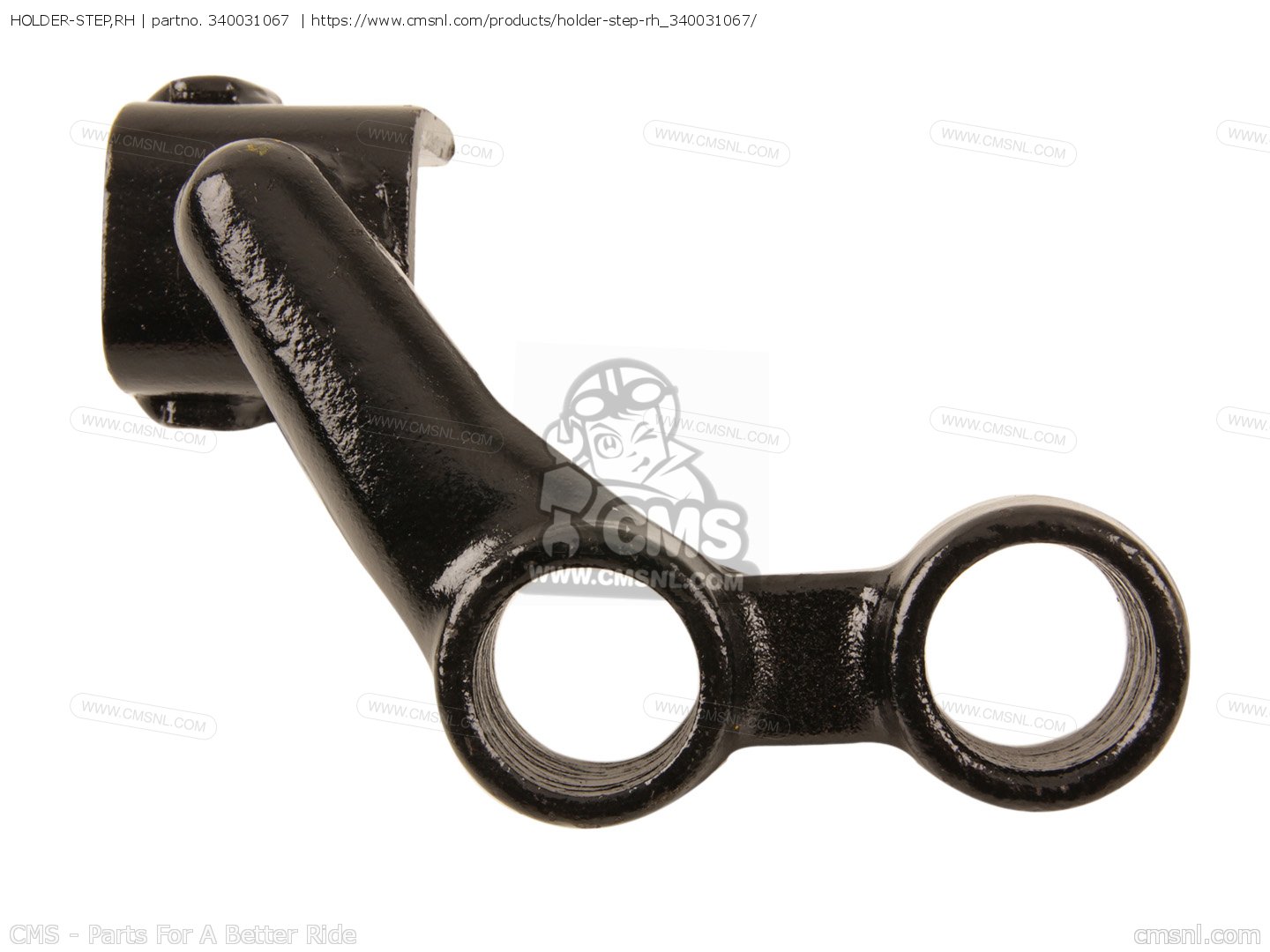 340031067: Holder-step,rh Kawasaki - buy the 34003-1067 at CMSNL