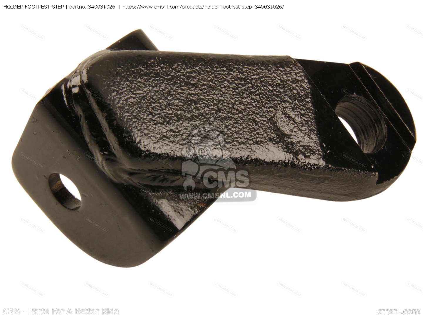 340031026: HOLDER,FOOTREST STEP Kawasaki - buy the 34003-1026 at CMSNL
