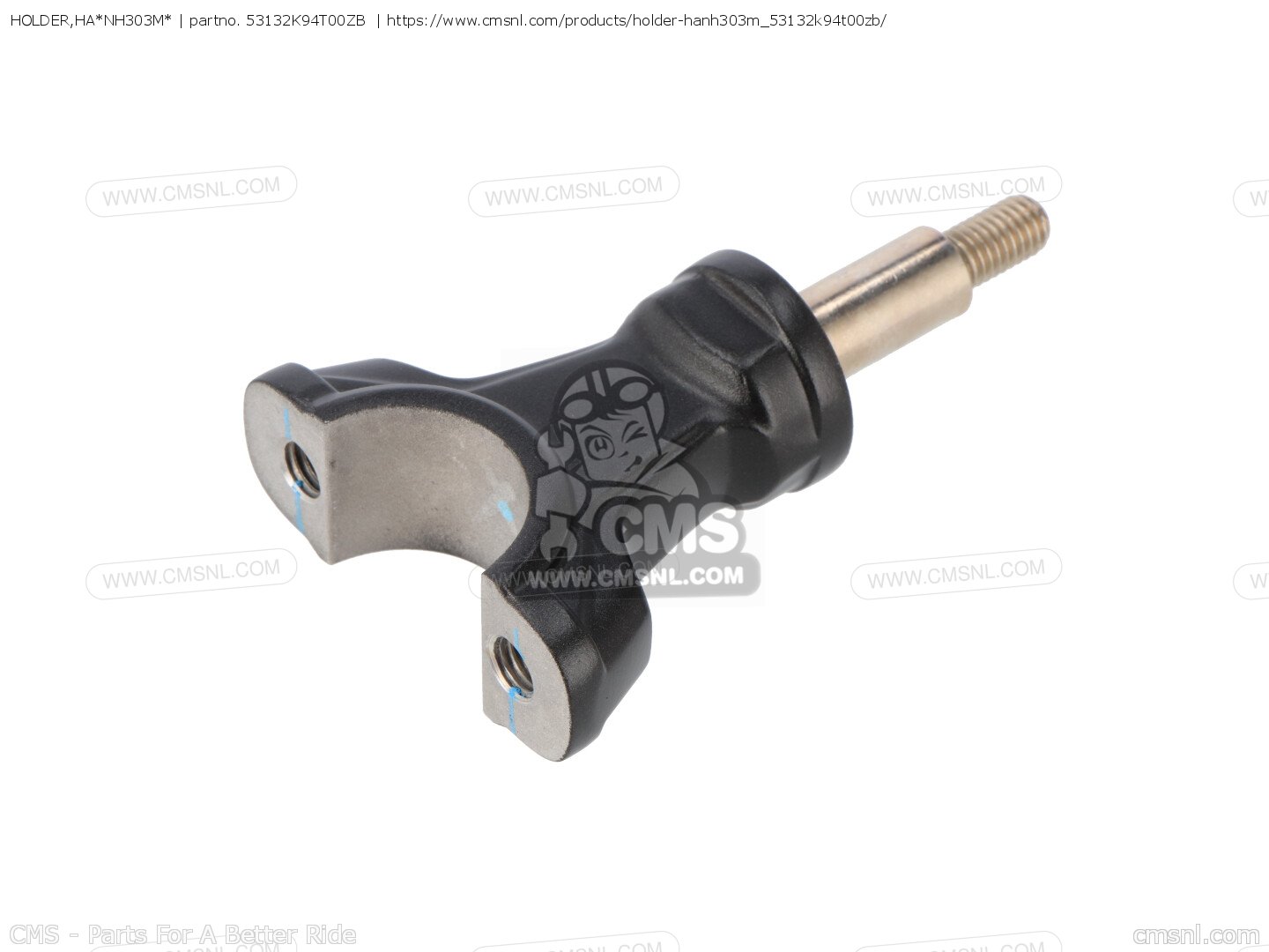 タック 53132K94T00ZB: HOLDER,HA*NH303M* Honda - buy the 53132-K94-T00ZB