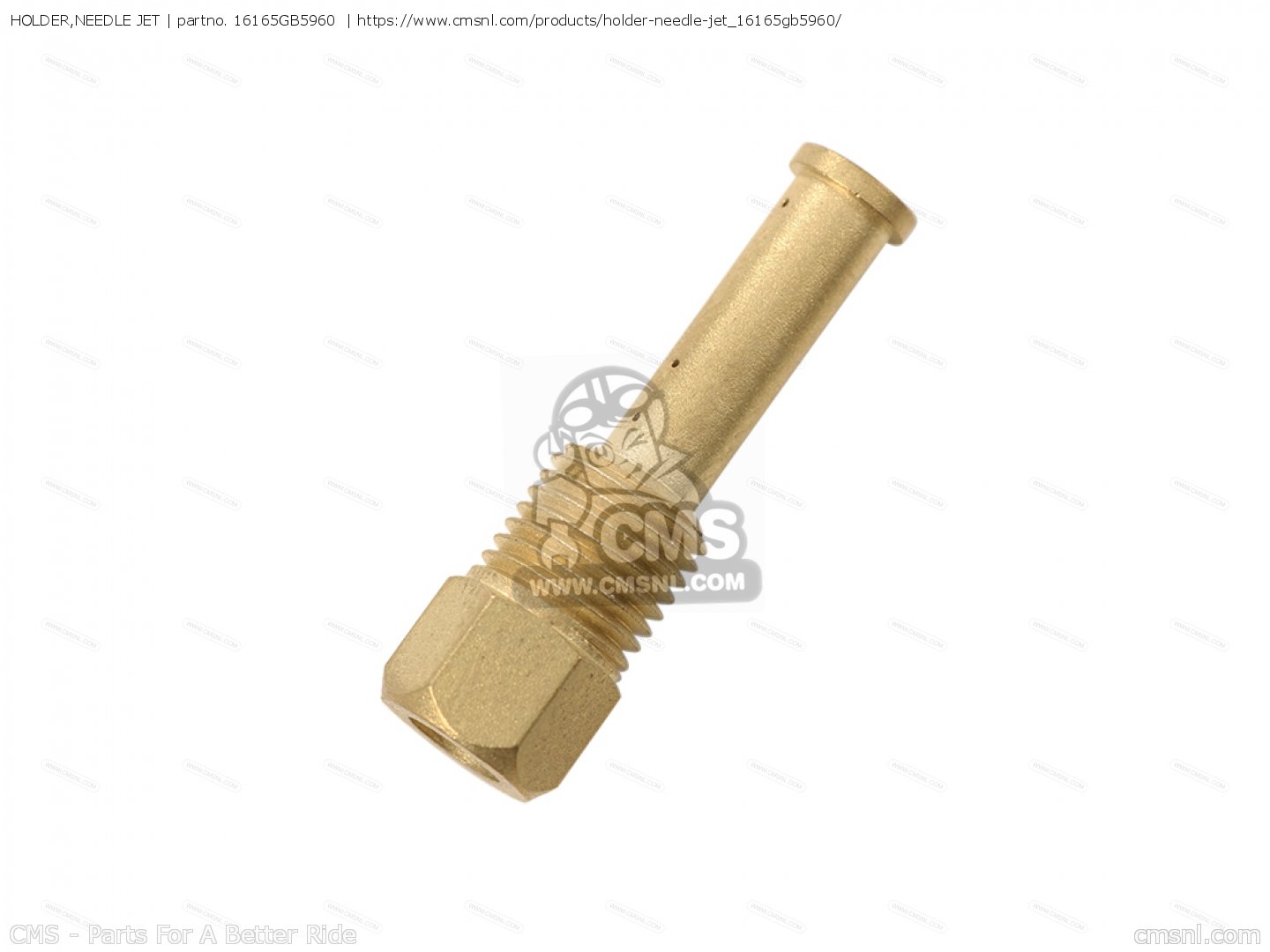 16165GB5960 Holder,needle Jet Honda buy the 16165GB5960 at CMSNL