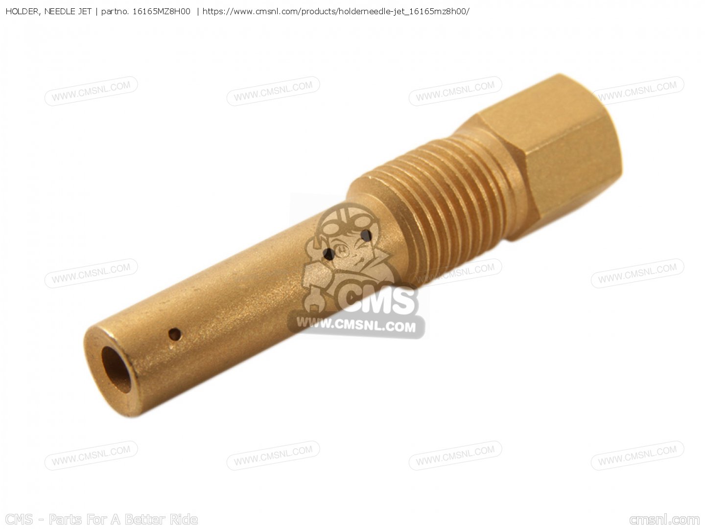 16165MZ8H00 Holder, Needle Jet Honda buy the 16165MZ8H00 at CMSNL