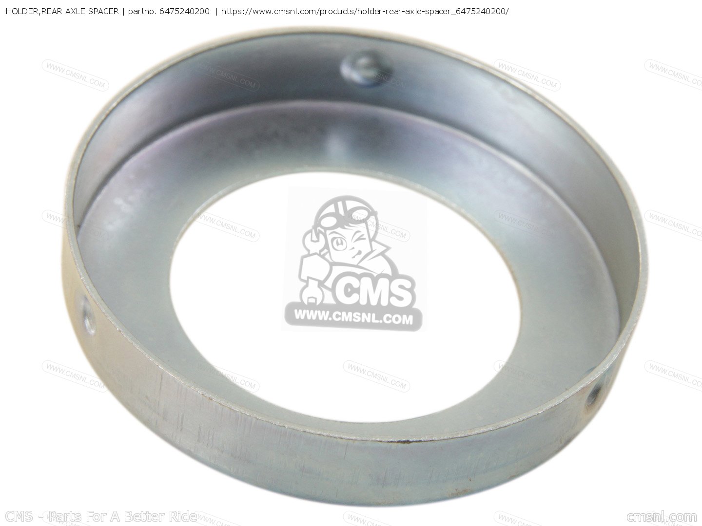 HOLDER,REAR AXLE SPACER for RM125 1980 (T) USA (E03) order at CMSNL