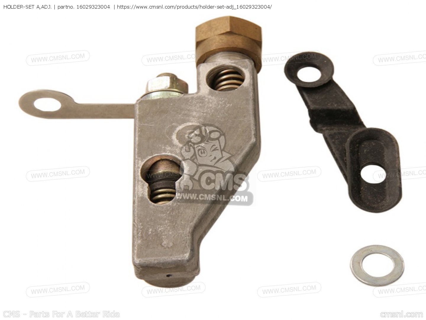 16029323004: HOLDER-SET A,ADJ. Honda - buy the 16029-323-004 at CMSNL