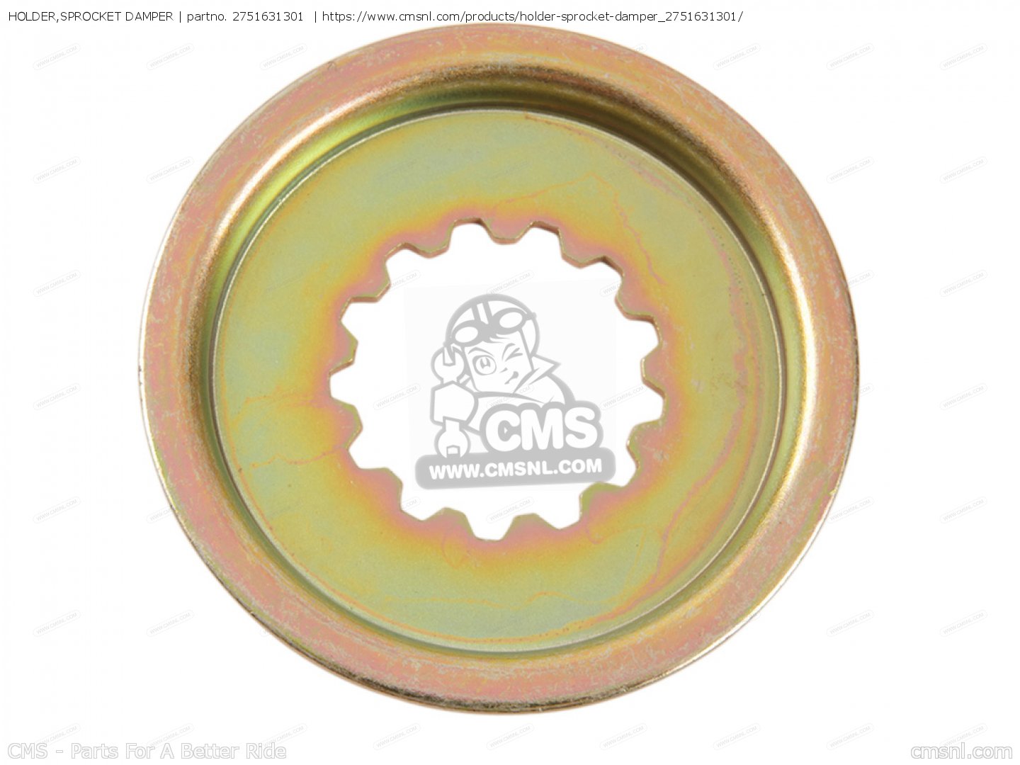 HOLDER,SPROCKET DAMPER for GSXR750R 1986 (G) USA (E03) order at CMSNL