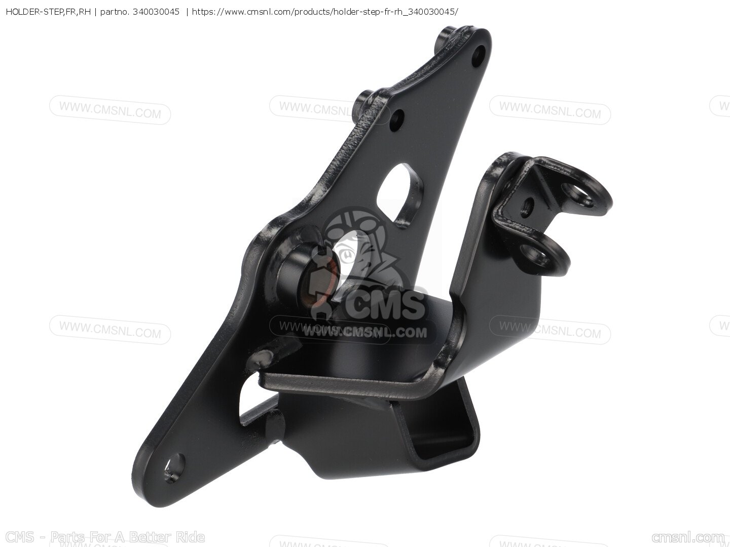 340030045: HOLDER-STEP,FR,RH Kawasaki - buy the 34003-0045 at CMSNL