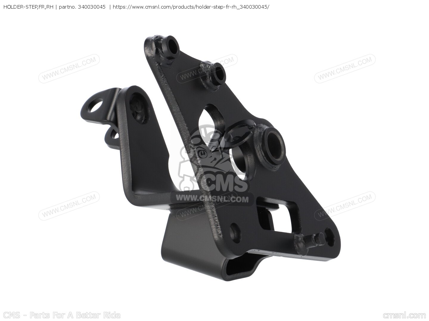340030045: HOLDER-STEP,FR,RH Kawasaki - buy the 34003-0045 at CMSNL