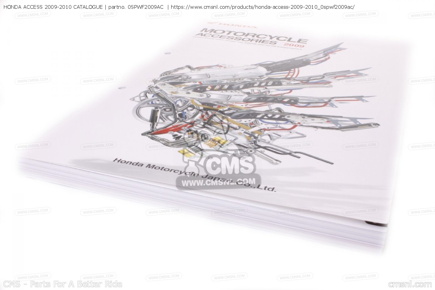 0SPWF2009AC HONDA ACCESS 20092010 CATALOGUE Honda buy the 0SPWF200