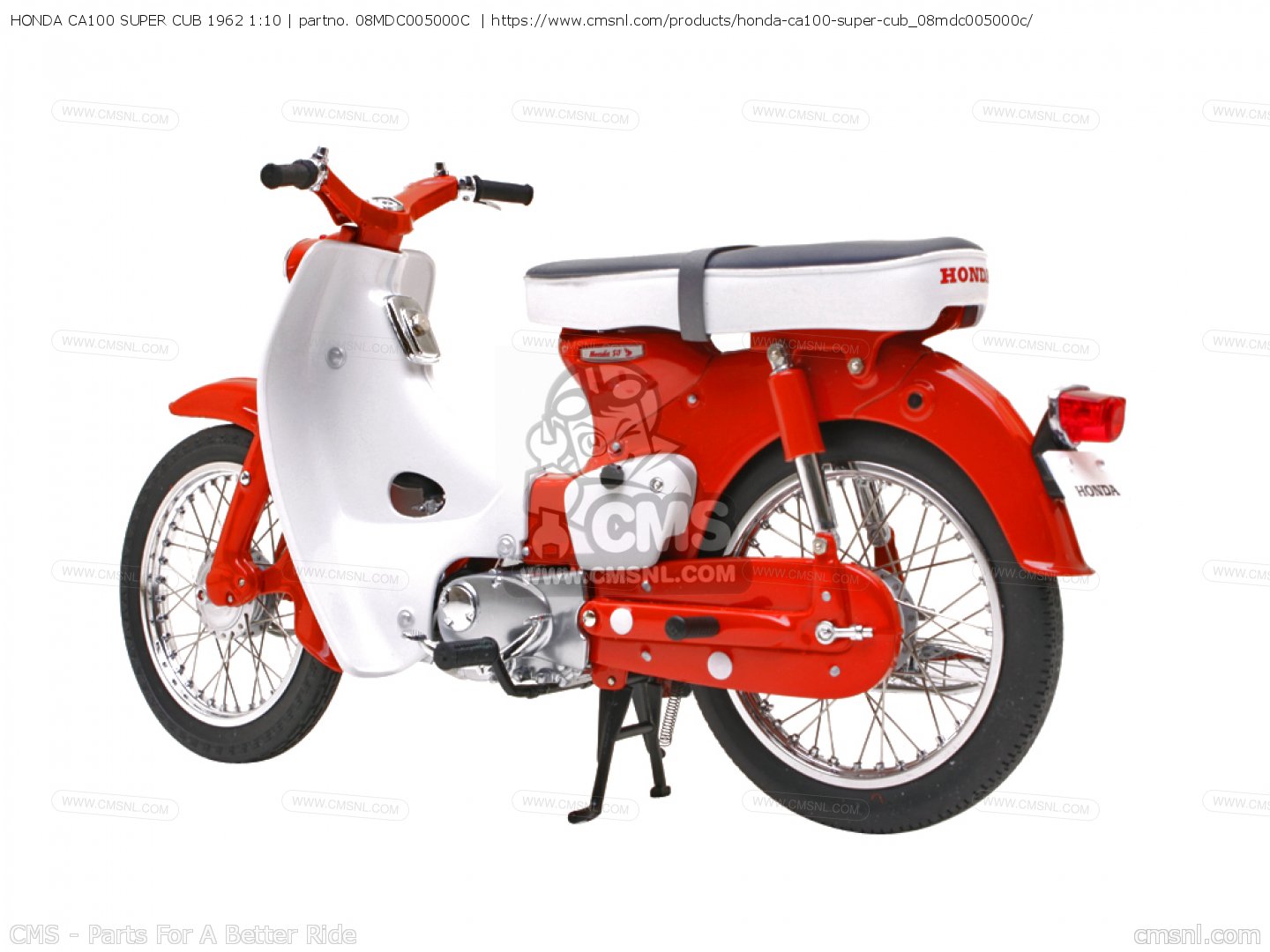 08MDC005000C: Honda Ca100 Super Cub 1962 1:10 Honda - buy the 08MDC-005 ...