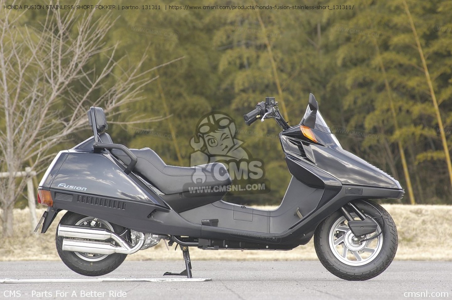 131311: HONDA FUSION STAINLESS SHORT FOKKER Over Racing - buy the