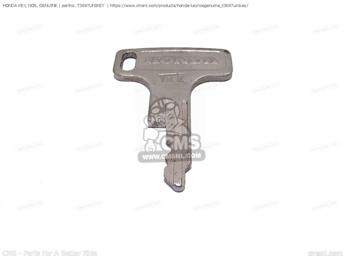 T3697UNIKEY Honda Key, Nos, Genuine Honda buy the T3697UNIKEY at CMSNL