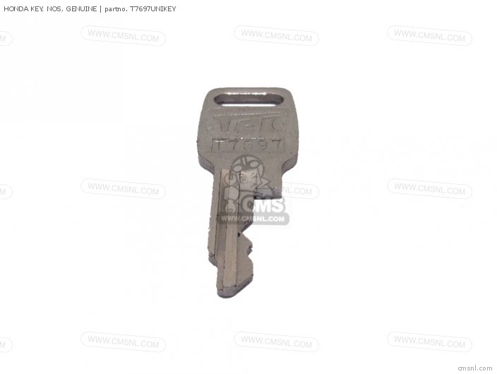 T7697UNIKEY Honda Key, Nos, Genuine Honda buy the T7697UNIKEY at CMSNL