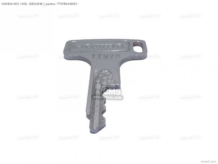 T7978UNIKEY Honda Key, Nos, Genuine Honda buy the T7978UNIKEY at CMSNL