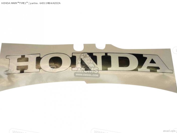 Honda HONDA MARK*TYPE1* 64311MBWA20ZA