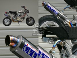 その他 tonemonkey 130131: HONDA MONKEY FULL TITAN MUFFLER SP2 Over Racing