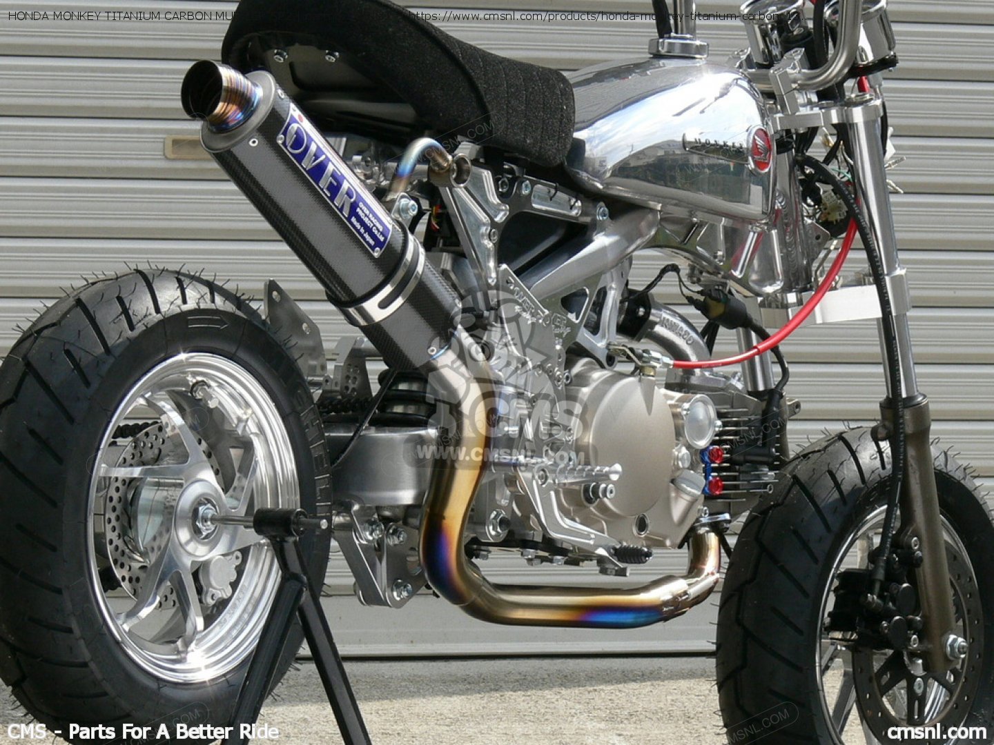 HONDA MONKEY TITANIUM CARBON MUFFLER SP2 for Over Racing