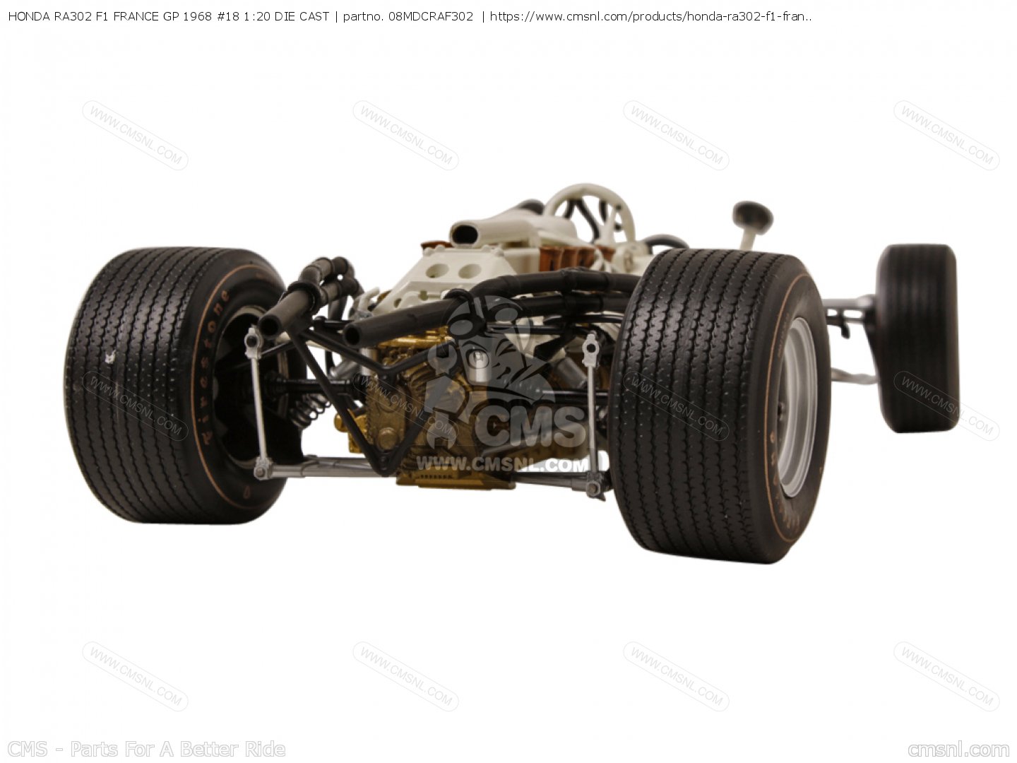 【未使用級】HONDA RA302 1968 FranceGP 1968 Honda RA302｜F1 Machines Powered by Honda｜F1｜Honda