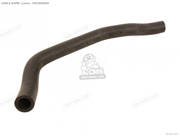 Honda HOSE B,WATER 19512MCA000 Honda HOSE B,WATER 19512MCA000