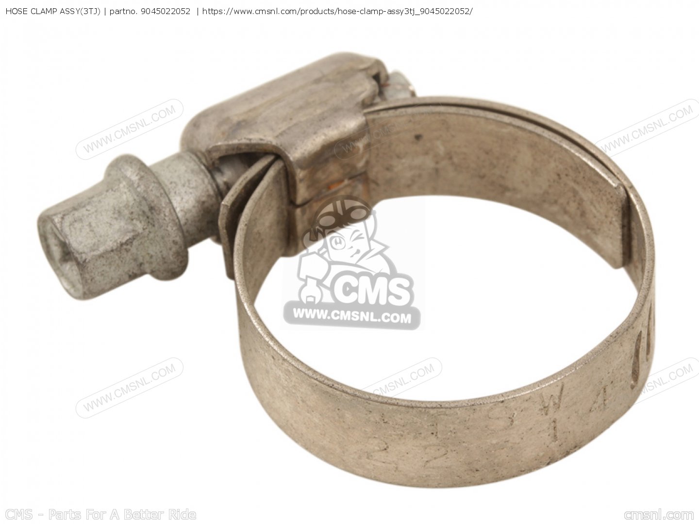 9045022052 Hose Clamp Assy(3tj) Yamaha buy the 9045022052 at CMSNL
