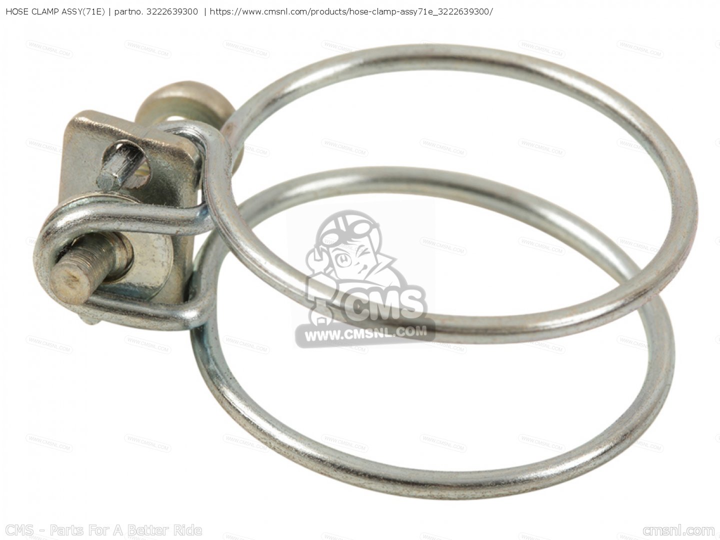 3222639300 Hose Clamp Assy(71e) Yamaha buy the 3222639300 at CMSNL