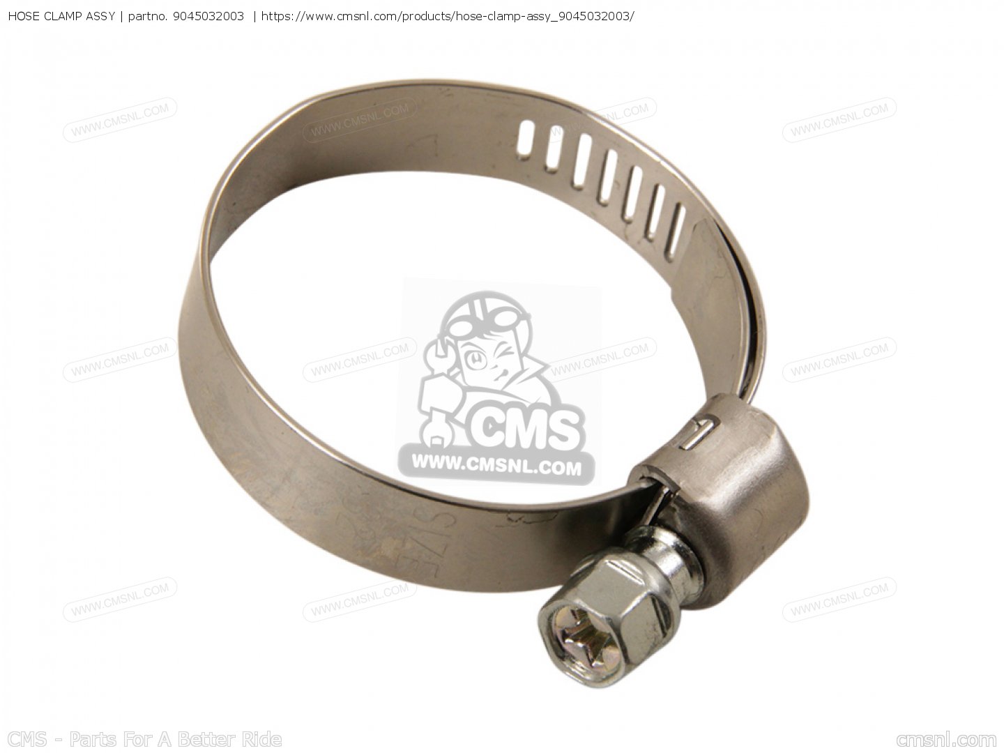 HOSE CLAMP ASSY for FZ6SHG 2007 4S81 EUROPE 1F4S8352S1 order at CMSNL