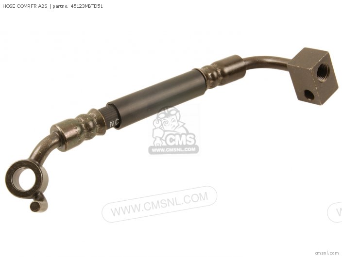 Honda HOSE COMP,FR ABS 45123MBTD51 Honda HOSE COMP,FR ABS 45123MBTD51