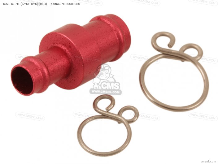 Hose Joint (6mm--8mm)(red) photo