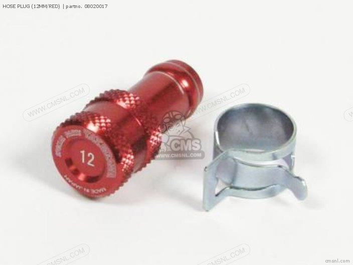 Takegawa HOSE PLUG (12MM/RED) 08020017