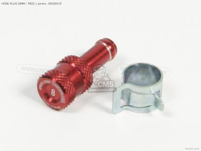 Takegawa HOSE PLUG (8MM / RED) 08020015