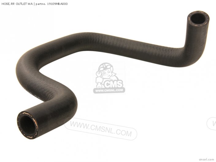 Honda HOSE,RR OUTLET WA 19109MBA000