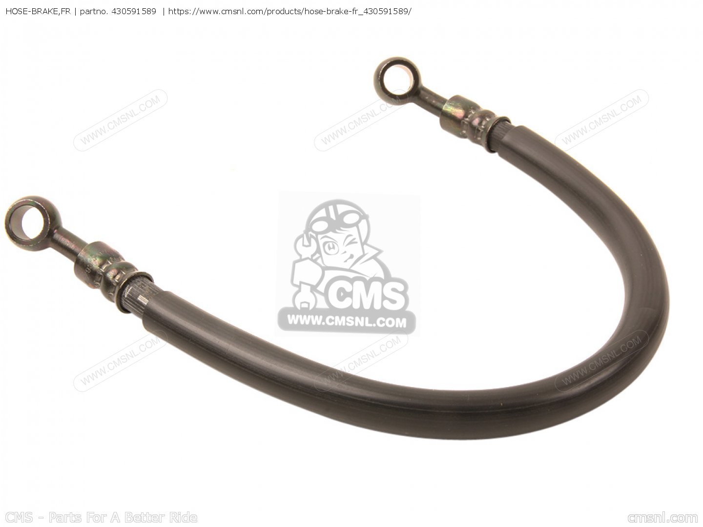 430591589: HOSE-BRAKE,FR Kawasaki - buy the 43059-1589 at CMSNL