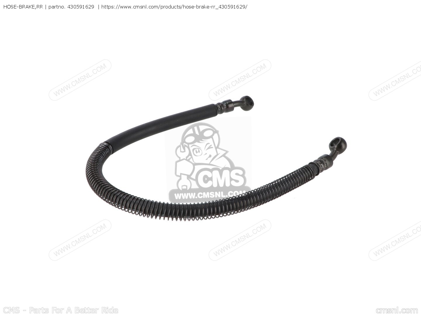 430591629: HOSE-BRAKE,RR Kawasaki - buy the 43059-1629 at CMSNL