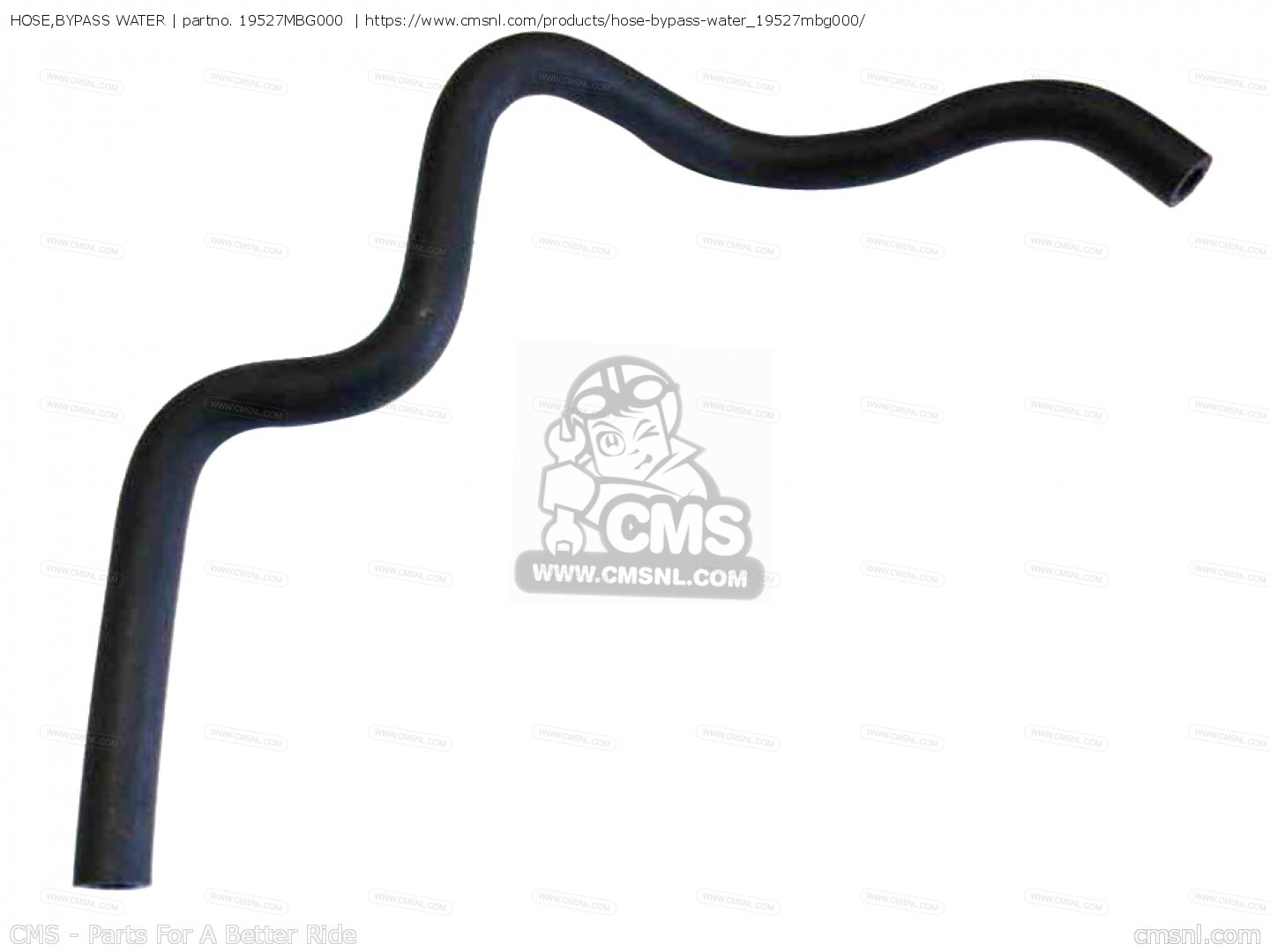 HOSE,BYPASS WATER for VFR800FL 1998 (W) JAPAN order at CMSNL