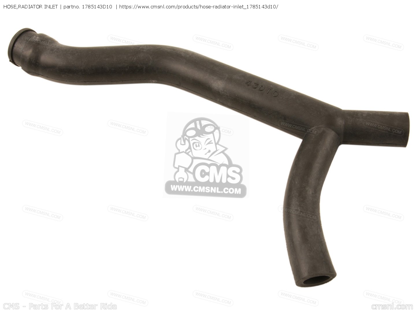 1785143D10 Hose,radiator Inlet Suzuki buy the 1785143D10 at CMSNL
