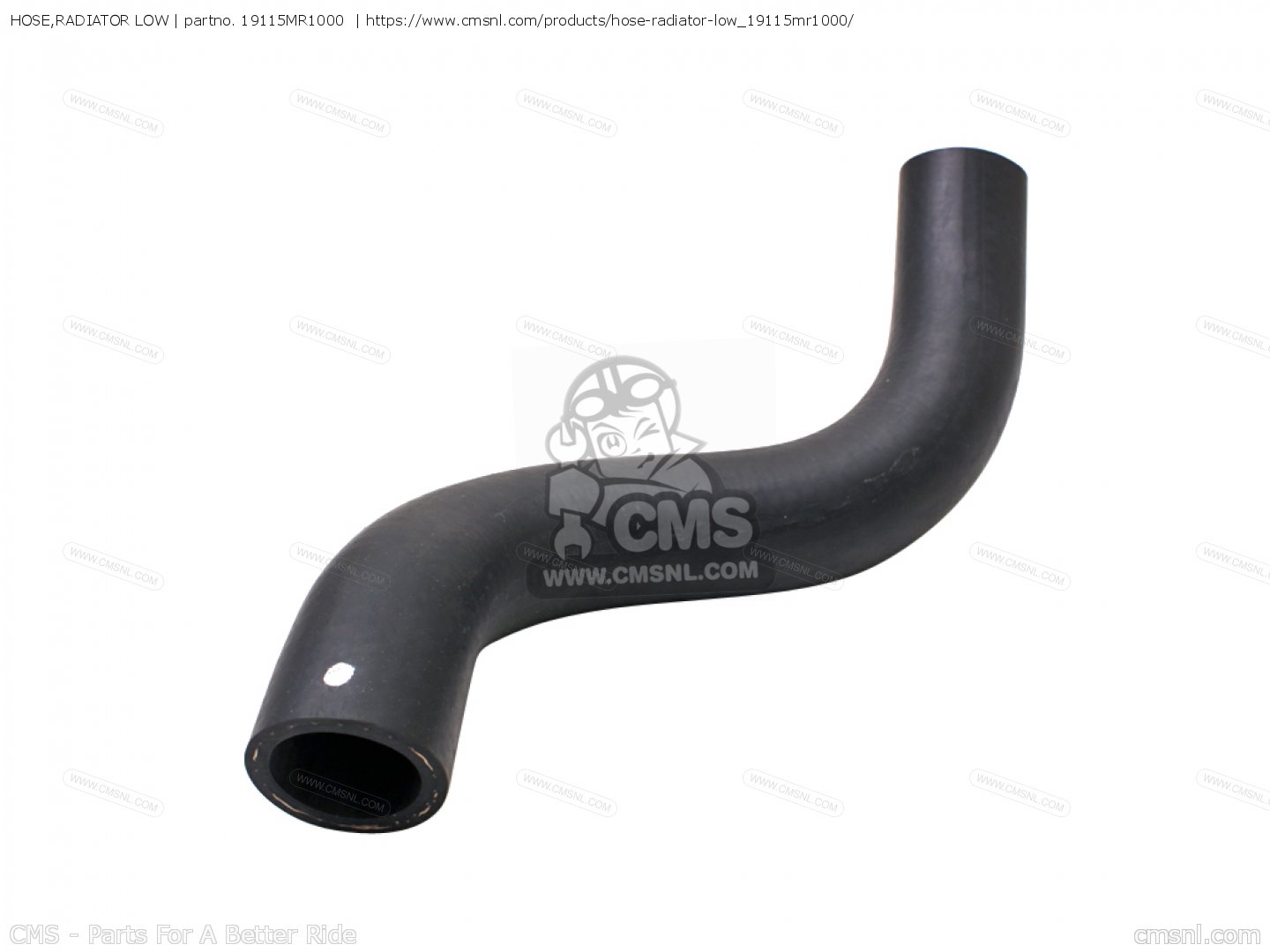 19115MR1000 Hose,radiator Low Honda buy the 19115MR1000 at CMSNL