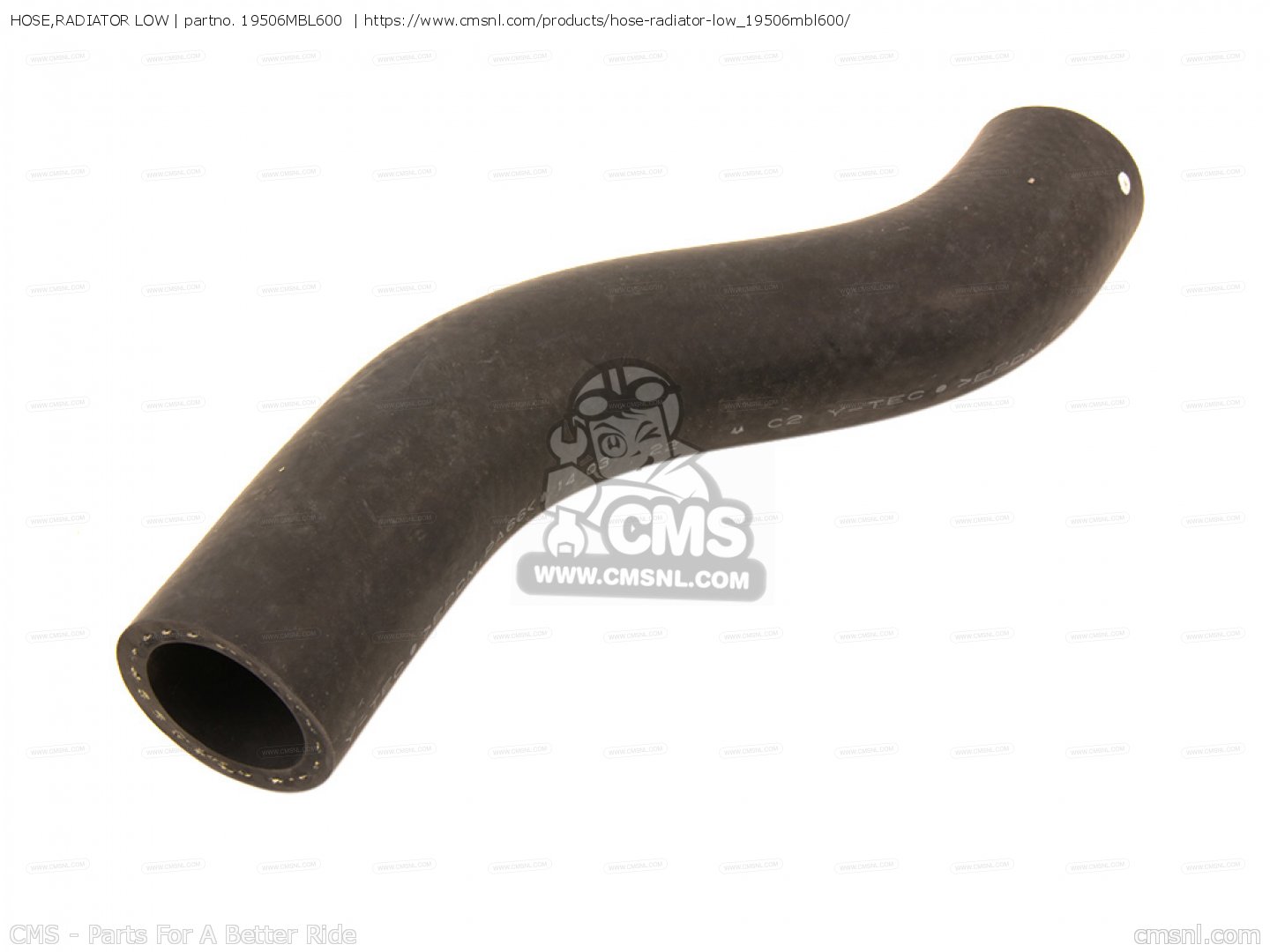 19506MBL600 Hose,radiator Low Honda buy the 19506MBL600 at CMSNL