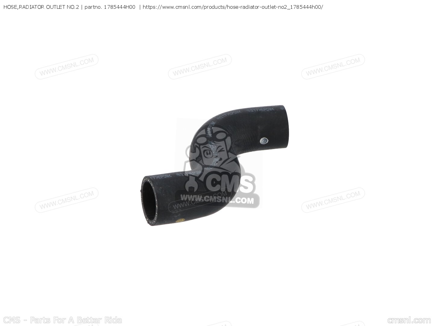 1785444H00 Hose,radiator Outlet No.2 Suzuki buy the 1785444H00 at CMSNL
