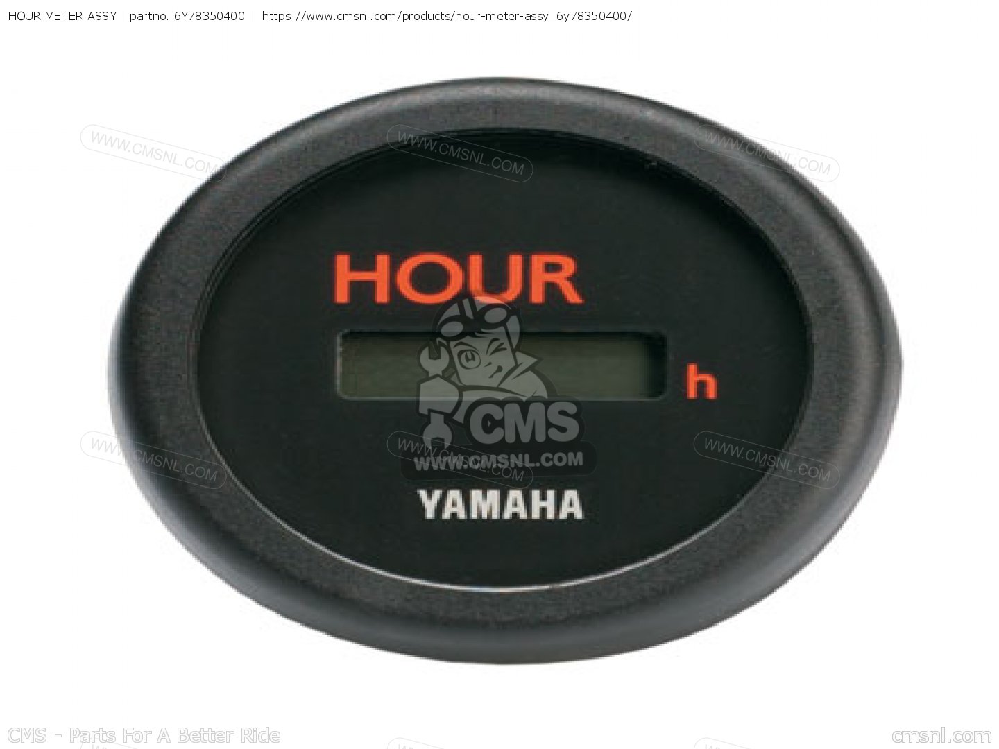 6Y78350400 Hour Meter Assy Yamaha buy the 6Y78350400 at CMSNL