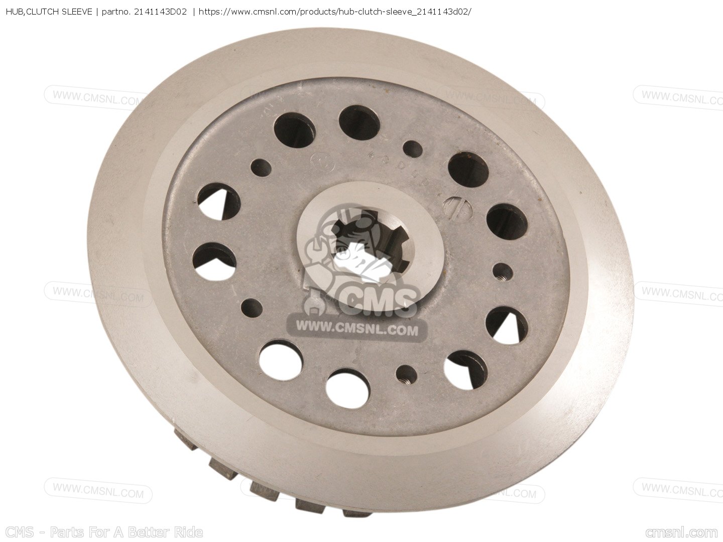 HUB,CLUTCH SLEEVE for RM125 1998 (W) (E02 E04 E24 E37) order at CMSNL