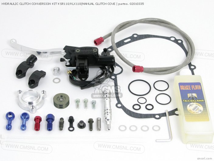 Takegawa HYDRAULIC CLUTCH CONVERSION KIT KSR110/KLX110(MANUAL CLUTCH COVE 02010335