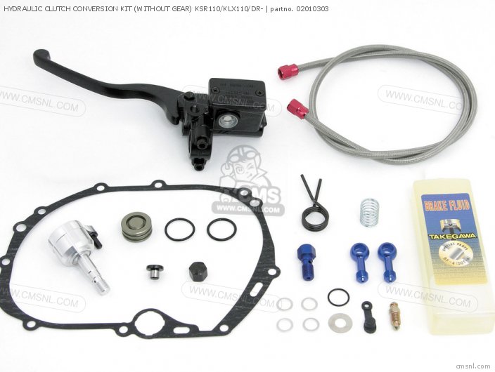 Takegawa HYDRAULIC CLUTCH CONVERSION KIT (WITHOUT GEAR) KSR110/KLX110/DR- 02010303