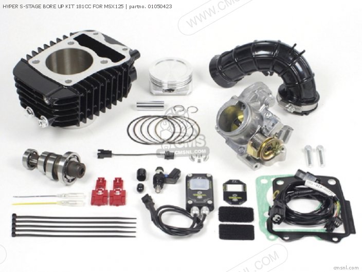 HYPER S STAGE BORE UP KIT 181CC FOR MSX125