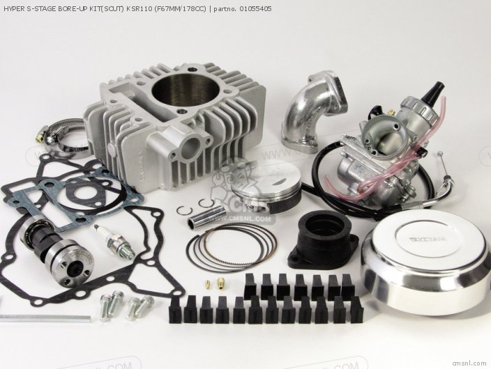 Takegawa HYPER S-STAGE BORE-UP KIT(SCUT) KSR110 (F67MM/178CC) 01055405 Takegawa HYPER S-STAGE BORE-UP KIT(SCUT) KSR110 (F67MM/178CC) 01055405
