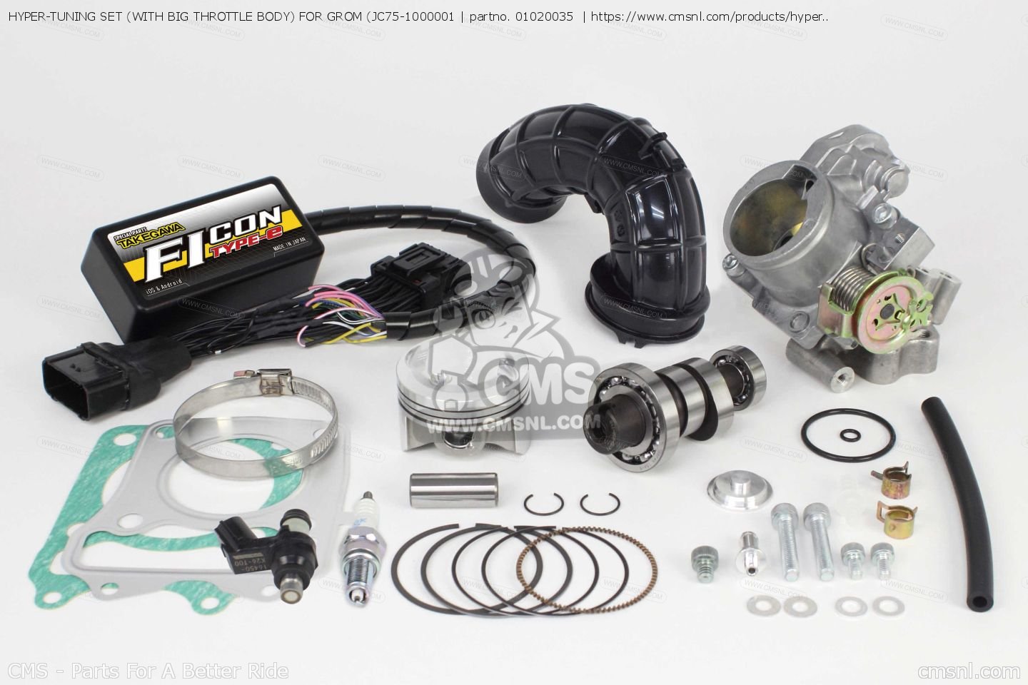 01020035 Hypertuning Set (with Big Throttle Body) For Grom (jc75