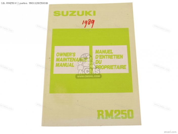 Suzuki I.B. RM250 K 9901128C5001B