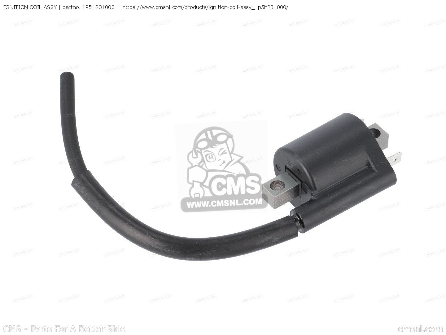 1P5H231000: IGNITION COIL ASSY Yamaha - buy the 1P5-H2310-00